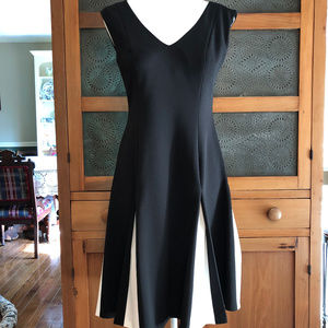 Donna Morgan Little Black (& White) Dress - Size 6